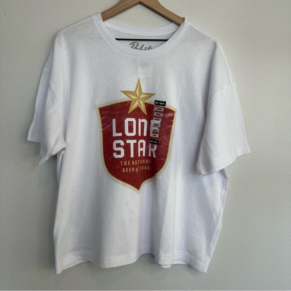 Pabst Lone Star Texas 100% Cotton T-Shirt Sz Mens L NWT